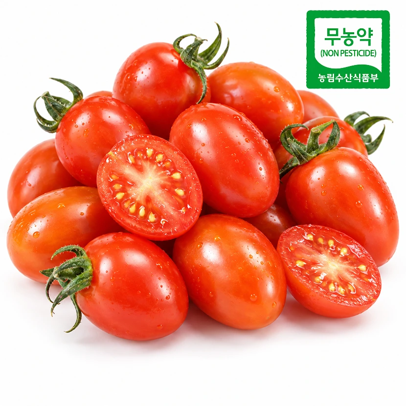 무농약 인증 대추방울토마토